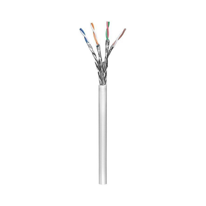 CAT 6 Network Cable, S/FTP (PiMF), gris copper-clad aluminium wire , AWG 26/7