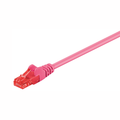 CAT 6 Patch Cable, U/UTP, rosa, 2m