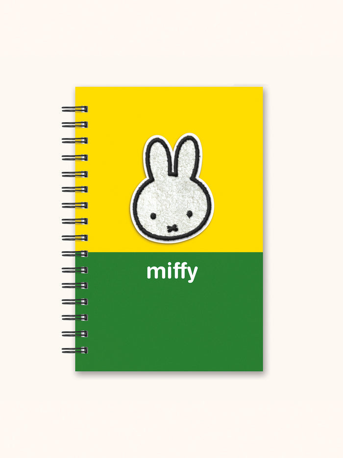 Classic Miffy Medium Spiral Notebook with Chenille Patch