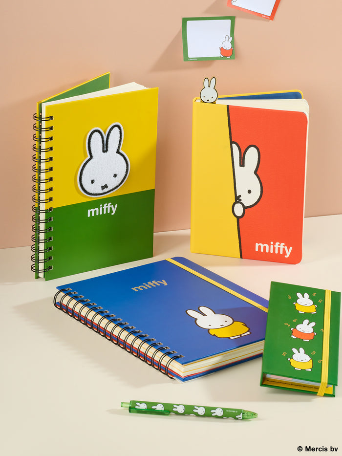 Classic Miffy Medium Spiral Notebook with Chenille Patch