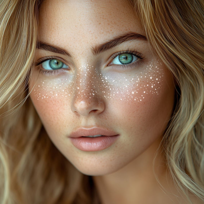 Classic Sommersprossen in Silber – Sunkiss Tattoo [3er, 6er oder 12er Set]
