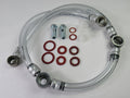 CLEAR BSA A65 Fuel line assembly complete A50 dual carb 1968 69 70 71 Concentric Amal
