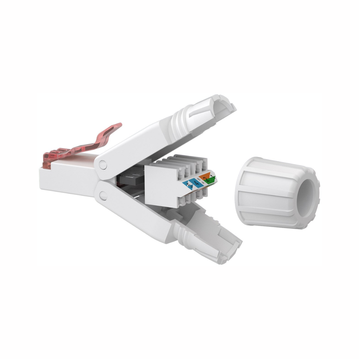 Conector RJ45 Cat 6 UTP sin Herramientas