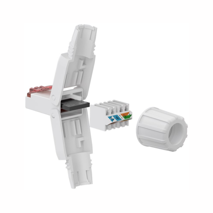 Conector RJ45 Cat 6 UTP sin Herramientas