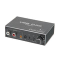 Conversor DAC hasta 192 kHz con USB, Graves y Mando