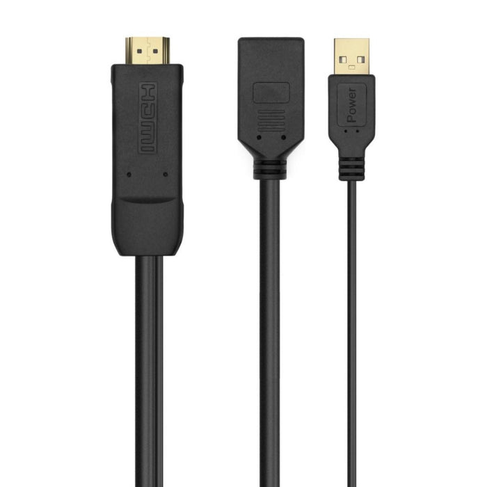 Conversor HDMI a DisplayPort 4K Activo con Alimentación USB AISENS