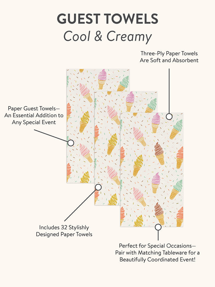 Cool & Creamy Guest Towels