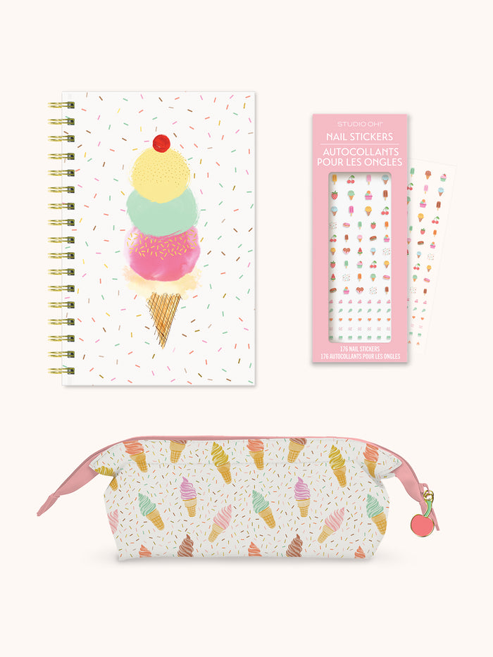 Cool & Creamy Stationery Gift Bundle