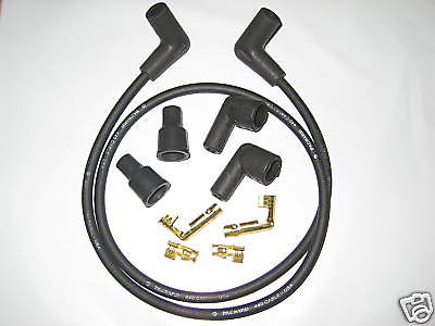 7mm Spark Plug Wire Kit Terminals Boots Triumph Norton 650 500 750 850 wires set