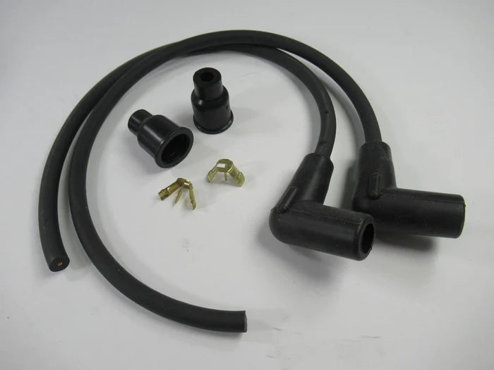 Copper spark plug wire set Mag magneto Triumph pre-unit T120 6T T110 500 650 PU