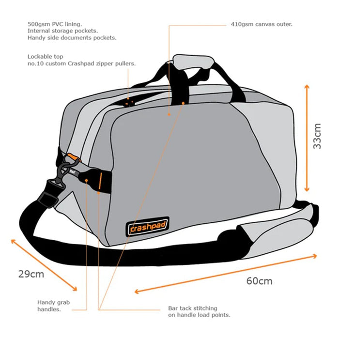 CRASHPAD LONG WEEKENDER BAG