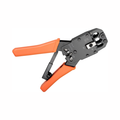 Crimpadora para Conectores Modulares RJ10/RJ11/RJ12 con Pelacables