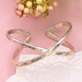 CRISSCROSS X CUFF BRACELET