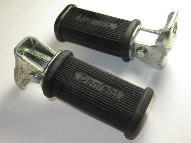 Denfeld folding footrest NOS motorcycle foot pegs Western Germany