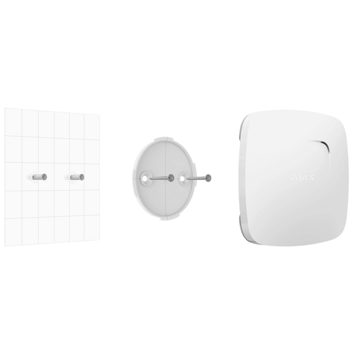 Detector de Humo y CO Ajax FireProtect Plus con Sensor de Temperatura