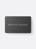 Charcoal gray Brochu Walker eGift Card with the brand name in white serif lettering.