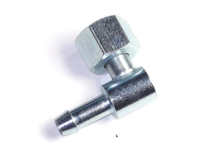 Elbow 90 degree petcock spigot 1/4" BSP pipe thread Norton BSA UK made