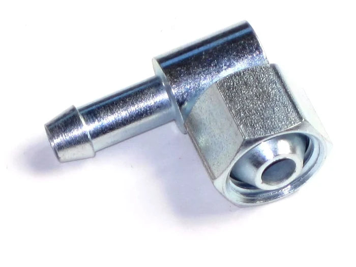 Elbow 90 degree petcock spigot 1/4" BSP pipe thread Norton BSA UK made