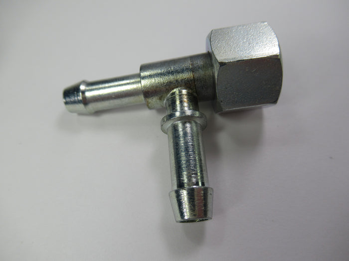 Elbow 90 degree petcock T junction spigot 1/4" BSP pipe thread Norton BSA UK made