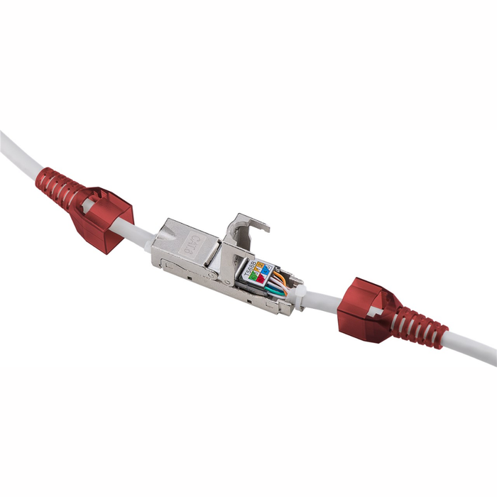 Empalme de cable de red Cat6 STP sin herramientas Goobay