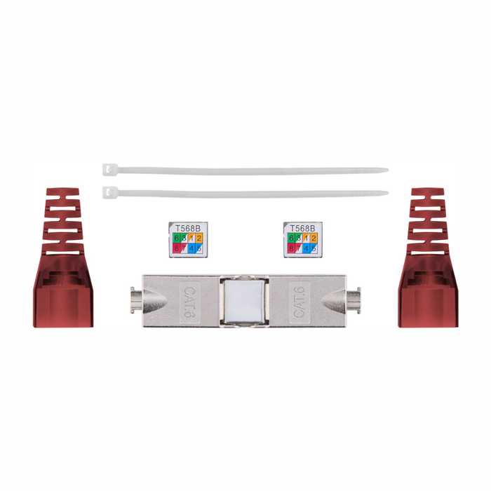 Empalme de cable de red Cat6 STP sin herramientas Goobay