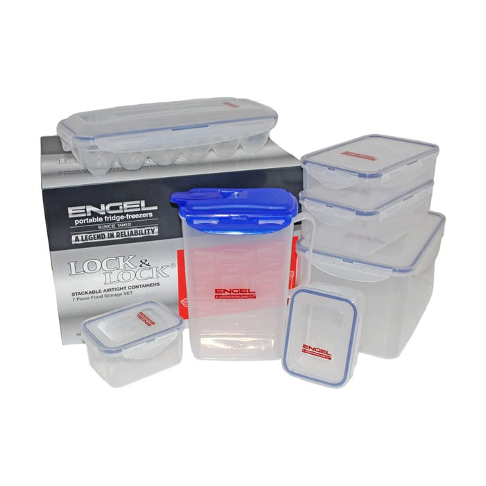 ENGEL LOCK & LOCK 7 PIECE SET INCLUDING EGG CARTON
