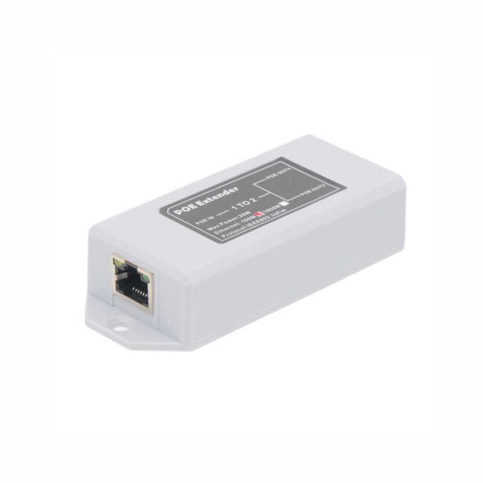 Extensor/Inyector PoE/PoE+ - IP68 - 802.3af/at de 30W hasta 100m