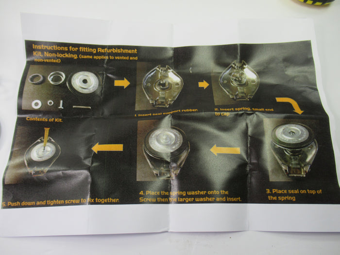 Filler cap service rebuild kit Norton Commando gas cap seal repair set sealing washer