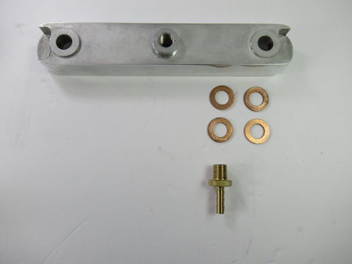 Finned rocker oil feed cooler webco style Triumph PRE-Unit 650 500 1950 to 1962
