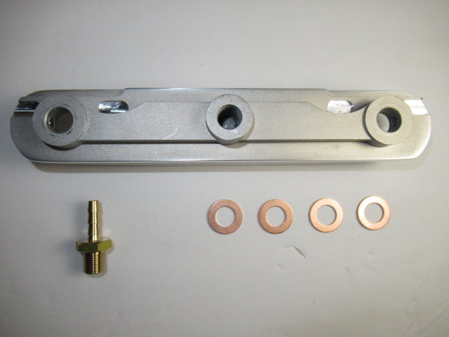 Finned rocker oil feed cooler webco style Triumph Unit 650 Aluminum