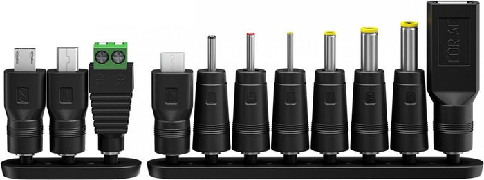 Fuente de Alimentación Universal 3-12V 27W con USB-C y 7 Adaptadores