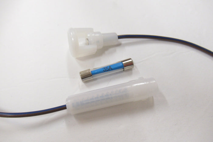 Fuse holder brown blue wire UK made 54938986 Lucas Electrical motorcycle