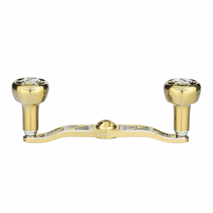 GOMEXUS 120MM ALUMINIUM BAITCAST HANDLE TITANIUM 30MM KNOB 8X5 GOLD