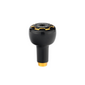 GOMEXUS 30MM ALUMINIUM KNOB [CLR:BLACK & GOLD]