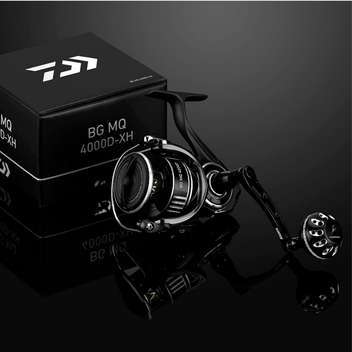 GOMEXUS 68MM ALUMINUM POWER HANDLE 38MM KNOB DAIWA [CLR:BLACK & SILVER]