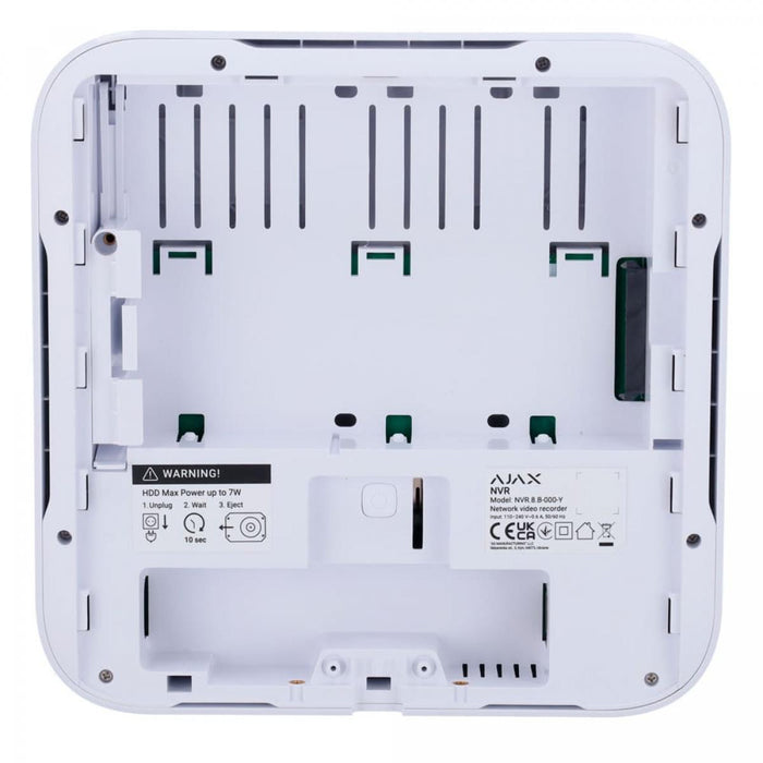 Grabador NVR Ajax 8 Canales 4K – 1 HDD hasta 16 TB