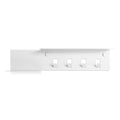 Hall Pass Wall Shelf with Hooks