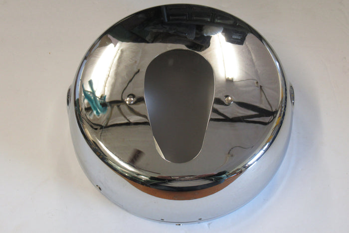 Headlight shell 7' bucket T150 Trident Triumph 99-1221 1969 1970 Flat No hole