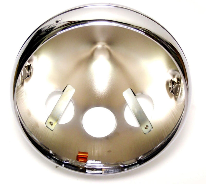 HEADLIGHT shell 7" chrome bucket with rim Norton Mk2 850 99-7039 54526651 EMGO