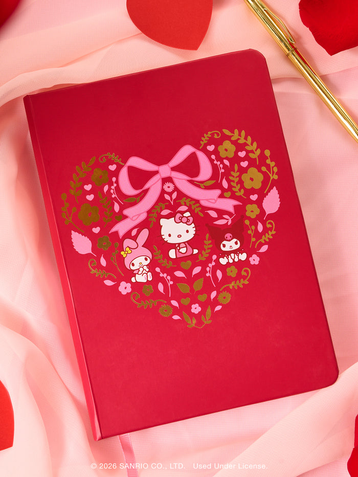 Hello Kitty and Friends Hearts and Flowers Casebound Notebook