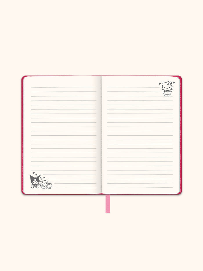 Hello Kitty and Friends Hearts and Flowers Casebound Notebook