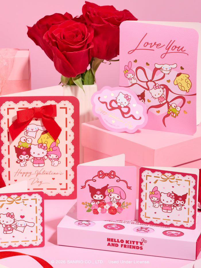 Hello Kitty and Friends Love You Deluxe Greeting Card