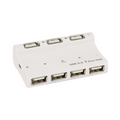 Hub USB 2.0 autoalimentado de sobremesa de 7 puertos