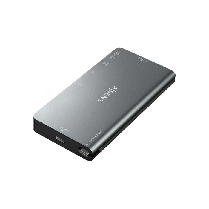 Hub USB-C 8 en 1 Aisens ASUC-8P015-GR