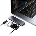 Hub USB-C Doble a 3x USB 3.0 Thunderbolt PD 100W Lector SD/microSD