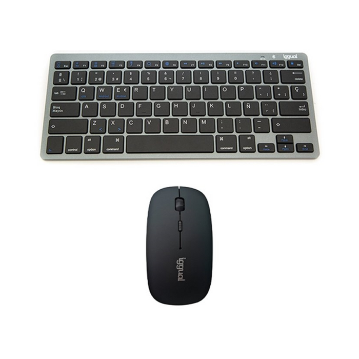 IGGUAL Kit teclado + ratón Bluetooth