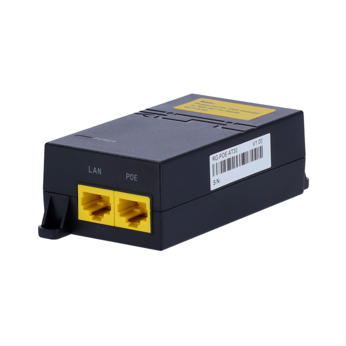 Inyector PoE+ Gigabit 30 W IEEE 802.3at RG-POE-AT30 Reyee