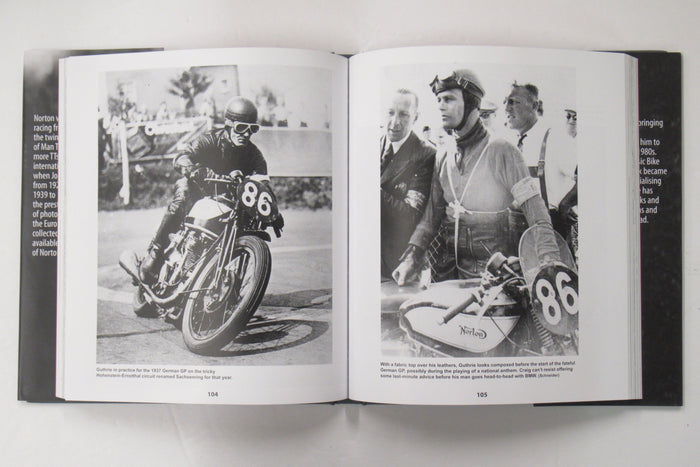 Joe Craig making Norton famous photograph book memorial historical