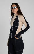 Joytrek Grid Fleece Full Zip Hoodie