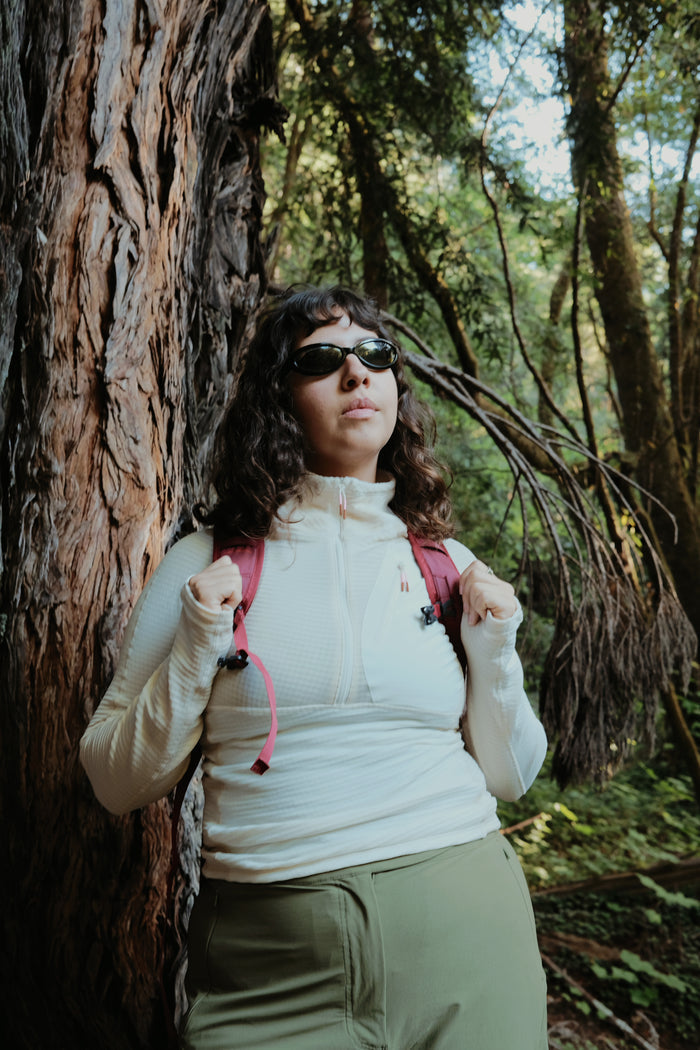 Joytrek Midlayer Grid Fleece Zip Neck